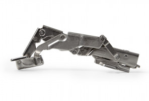 Петля BOYARD NEO FLEX восьмишарн. slide-on D35mm.155гр.откр.накладная, с довод. H603A02/6014