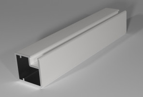 Профиль AL  F 1-17 Серебро Полированное 2000мм****