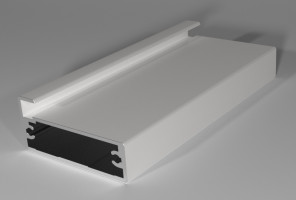 Профиль AL  F 1-11 (Тип 2) Серебро Полированное 2000мм