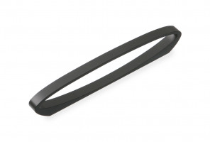 Ручка - профильная PA 039.128.010 Черный глубоко-матовый №33 (ПЗ)