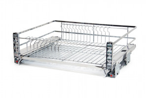 Cargo 600мм Посудосушитель MIRA PUSH KRS06/1/4/600 с крепл. к фас.,  ХРОМ  БОЯРД