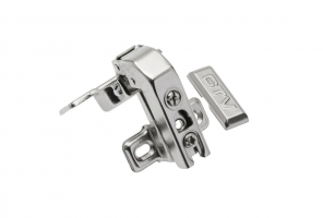 Петля накладная GTV 90* прямая для фальшпанелей, короткое плечо НАКЛАДНАЯ  ZP-KTK90H6ZE