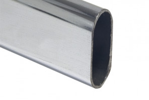 Штанга овальная хром 30х15x3000х0,7мм   111319