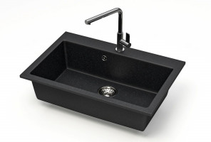 Мойка Модель 39,  755х505х200мм, Черный Q4  Мрамор