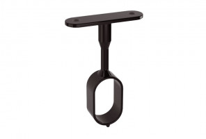 АРИСТО Крепление к полке для овальной штанги 30х16, бронза   AA0035