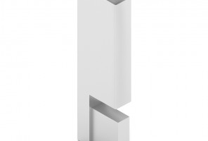 АРИСТО Крепление торцевое для алюминиевого вешала, серебро   AA1019