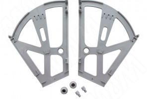 Обувница двойная Серая  PU7020GR