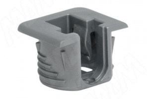 Полкодержатель для деревянных полок с фиксацией, серый FLIPPER   2574 30