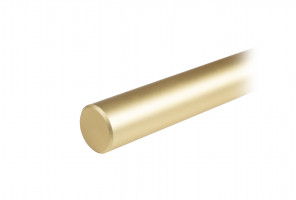 PR001MBSG.1/960 Матовое браширован.сатиновое золото Пруток NUDE для ручки