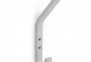 Крючок двухрожковый хром матовый  HK.02.CRM