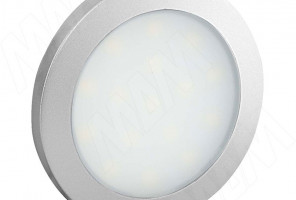 Светильник FLAT светод.круглый, серебро,12V, нейтральн.бел, 4000К, 1,5W FL12-RNO-MCR-NW2
