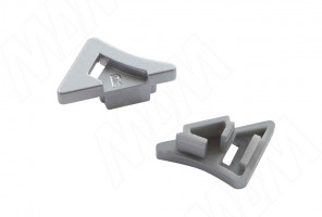 Заглушка торцевая для профиля SМ5, правая и левая серебро LSPA-CAP-SM5-AL