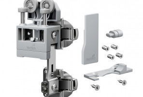 9339389 Комплект фурнитуры WingLine L 2024, light, с самозакрыванием, серый, правый