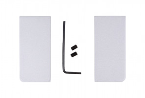 Заглушки закр. для горизонт. профиля GOLA BALANCE " L" Сатиновый хром   RZ051.04SC   БОЯРД