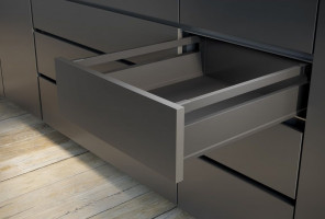 Ящик GTV Модерн Бокс PRO L-500, средний H-135мм, Антрацит   PB-MBPRO-KPL500B