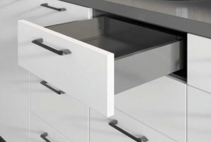 Ящик GTV AXIS PRO L-500, низкий H-86мм, Антрацит   PB-AXISPRO-KPL500A