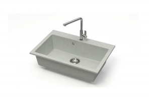 Мойка Модель 39,  755х505х200мм, Светло-Серый Q10  Мрамор