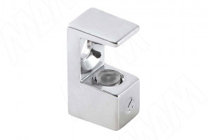 Полкодержатель для стекл. полок 8мм под саморез, хром GRACE   1 61210 10 KB