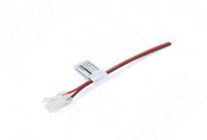 Коннектор для ленты COB и SMD,8мм.к блоку питания, провод 100мм. IP20 LSA-8-CB-SP-10-20