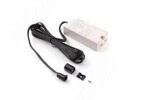 Выключатель инфракрасный (IR) на взмах руки, врезной, черный, 220V, 250W SW2-MS-FM-1BL