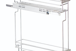 Cargo mini 150мм Квадро GTV + направл. GTV, бок.крепл. Правая, с крепл. к фасаду