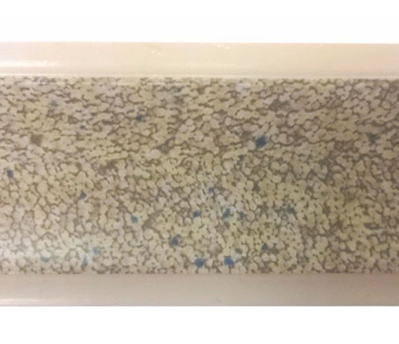 Thermoplast 120 - Плинтус - 4033      Бисер светлый 18*18*3000 (MRK 120-1234)