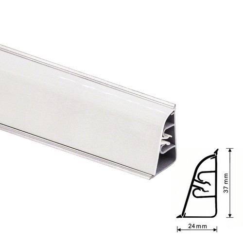 Thermoplast 850 - Плинтус - 1110 (4,2)      Белый 37*24*4200 (AP 850-1110)