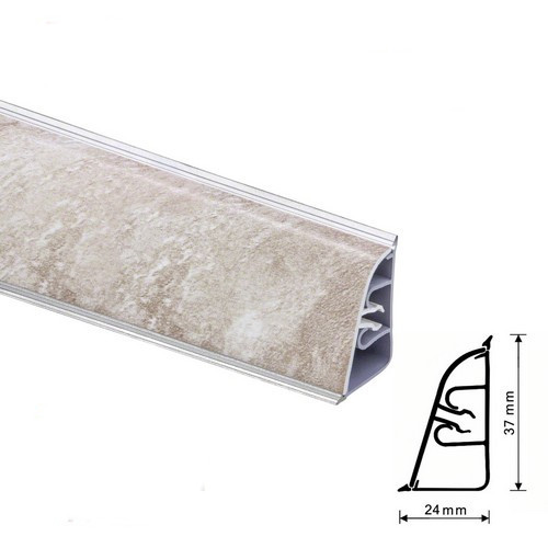 Thermoplast 850 - Плинтус - 57 (4,2)        Малага 37*24*4200 (AP 850-1302)