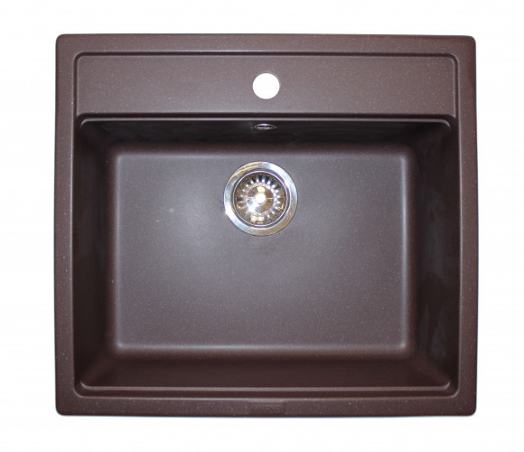 Мойка Кватро шоколад   595*505*200мм   GRANIT