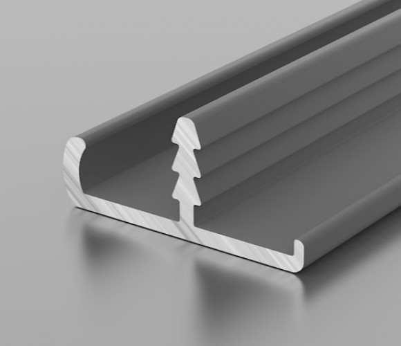 Профиль AL ДР 1-03 (врезной 18мм) Серебро