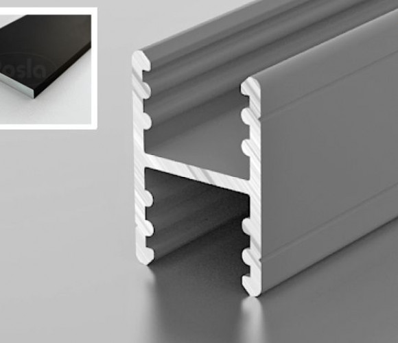 Престиж Поперечина Средняя  (Черный.) KF1-15