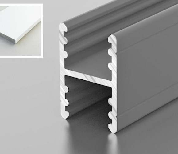 Престиж Поперечина Средняя  (Белый) KF1-15