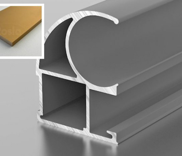 ЭКСТРА Проф. Ручка Открытый  (Золото глянец)  L-2700 LK1-18