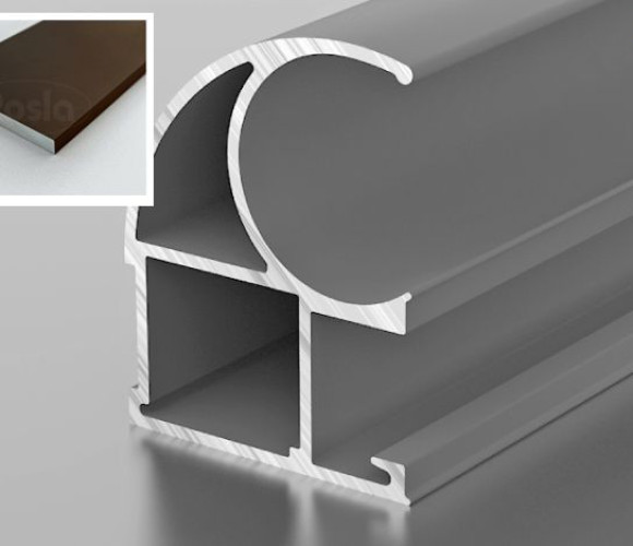 ЭКСТРА Проф. Ручка Открытый  (Коньяк глянец)  L-2700 LK1-18