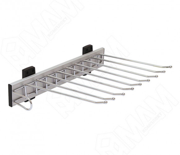 Брючница RU-014 хром, нагрузка 10 кг. (Левая) (Глубина 468мм)