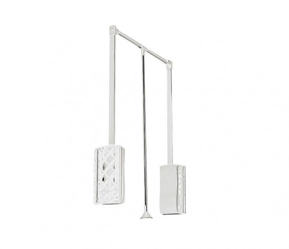 Пантограф GTV 600/830мм стальной газовый PG-GA6083-10, белый