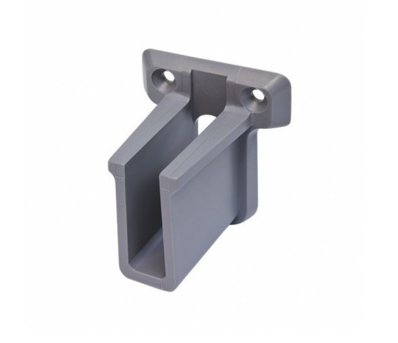 Карман сетчатой полки серый