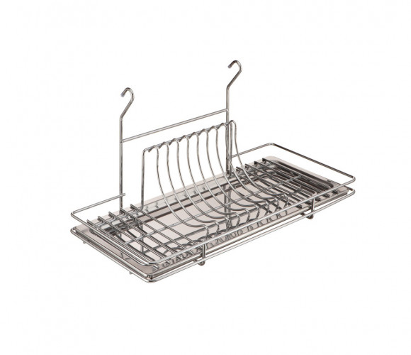 Навеска Сушка для посуды навесная с метал. поддоном (500х240х280), хром  MX-070