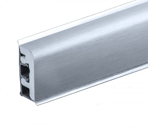 Плинтус кухонный AP630-1201 серебро мат. L3000мм (630В.1201А3000)