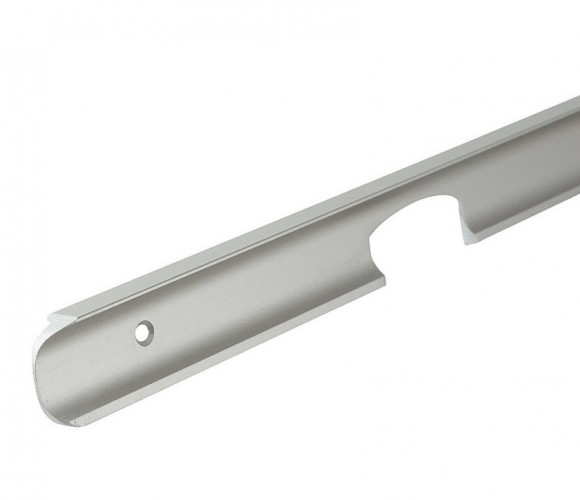 Планка AL-28 R-9мм соединит/угловая универсальная Серебро Крокос