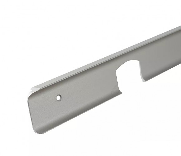 ПЛАНКА AL-38 R-9мм соединит/угловая универс.  Серебро Крокос