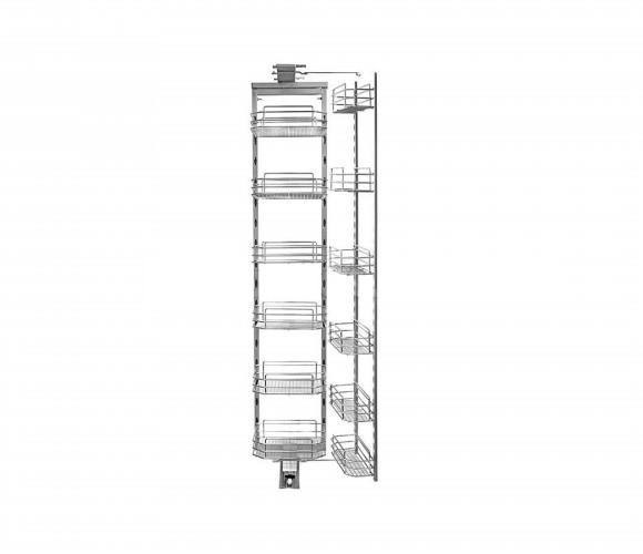 Пенал выкатной 6-ярусный M450 с дов., распашной 365*530*(1920-2220)мм, LS6-450МР/NS