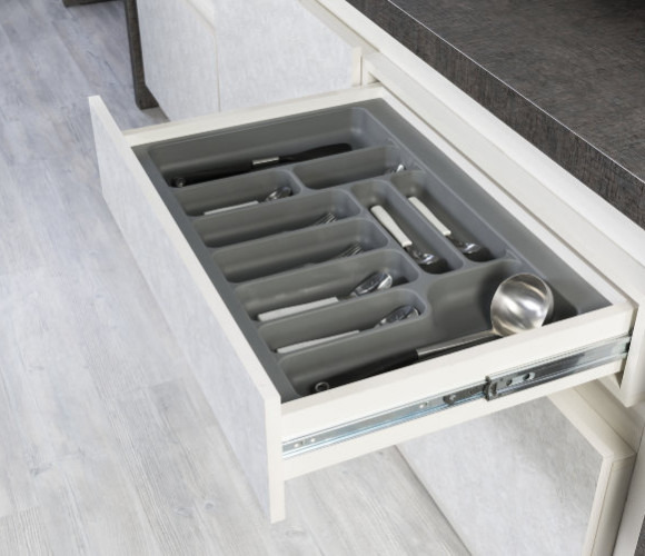 Вкладыш д/стол. приборов S-2281 М300 (240х490х45) металлик