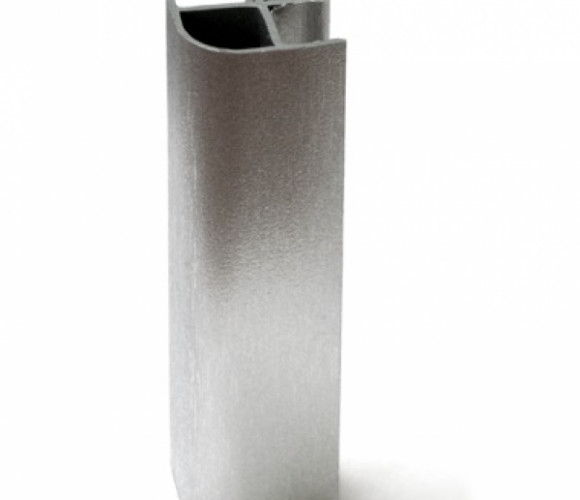 Угол цоколя внешний 90 град. h100 алюминий volpato