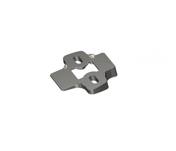 9072535 УГЛОВОЙ АДАПТЕР МОНТАЖНЫХ ПЛАНОК SYSTEM 8099, УГОЛ 15ГР, ЦИНКОВОЕ ЛИТЬЕ, НИКЕЛИРОВАННЫЙ