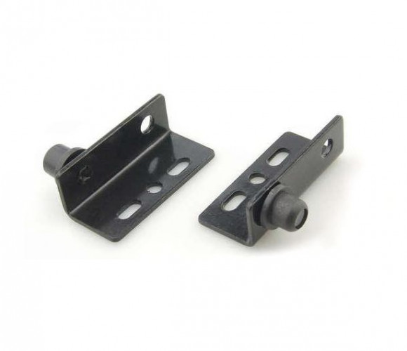 Компл. петель для двери из ДСП, черный   2021 Black