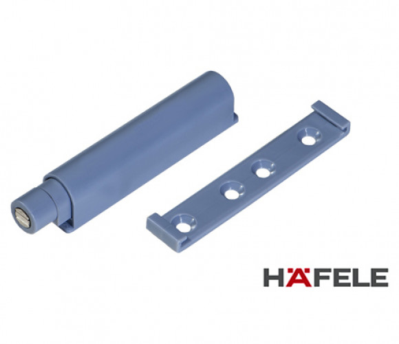 Нажимная защелка с магнитным фиксатором, ход выталкивания 38 мм.	356.01.550