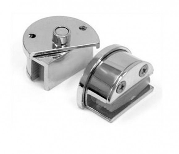 Комплект петель для стеклянной двери, Хром 3005 CR