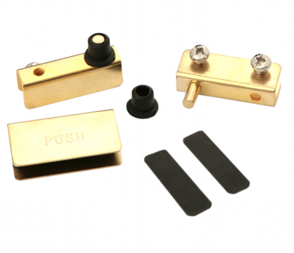 Петли для стекл.двери без сверл. HG001/GP, Золото