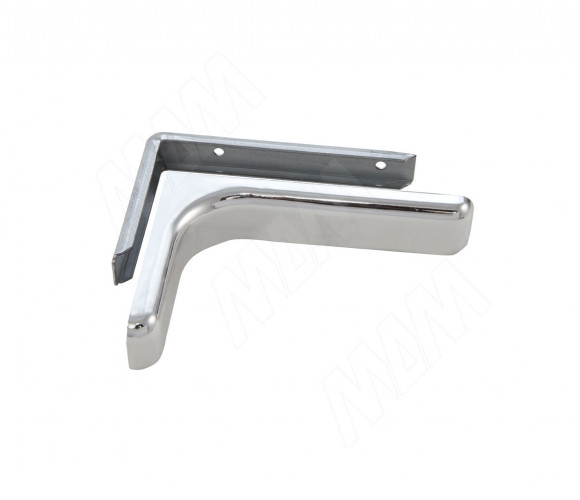 Полкодержатель декоративный 24см KR240CHROME (хром)